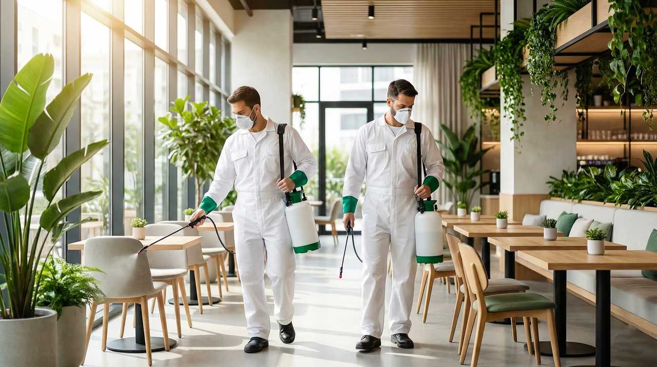 سمپاشی آشپزخانه رستوران برای دفع سوسک