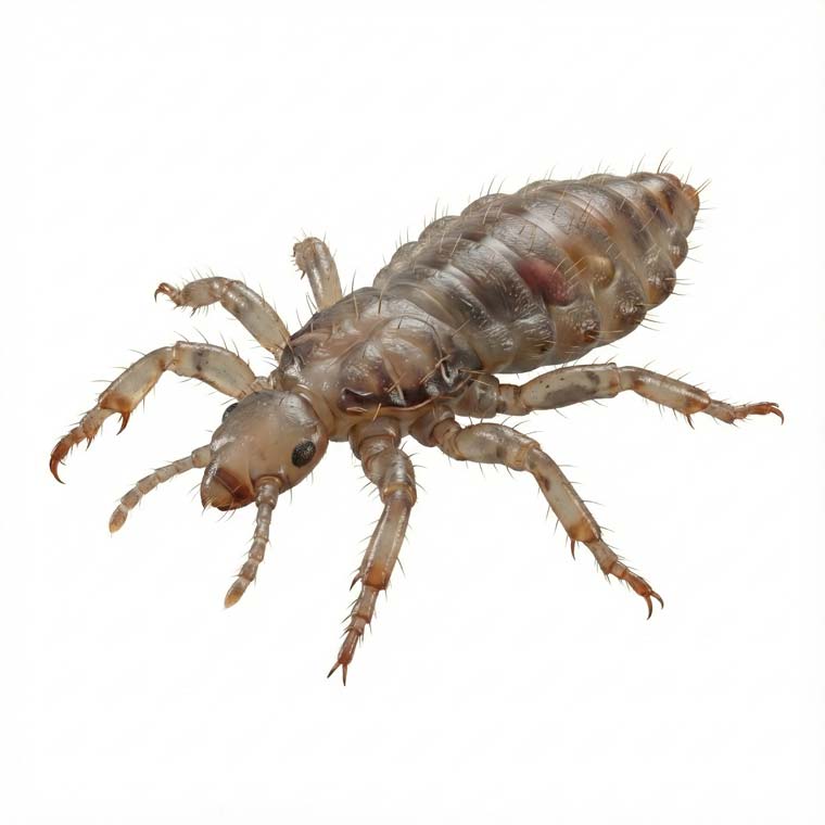 عکس نزدیک از شپش